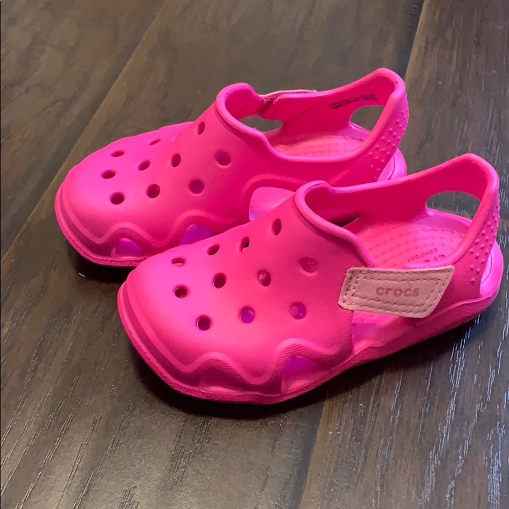 Pink Kids Crocs
